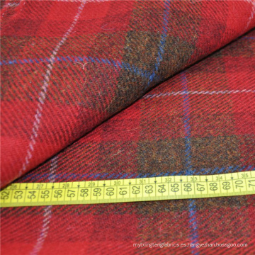 Red plaid harris tweed 100% de lana orgánica venta de tela en alibaba en china